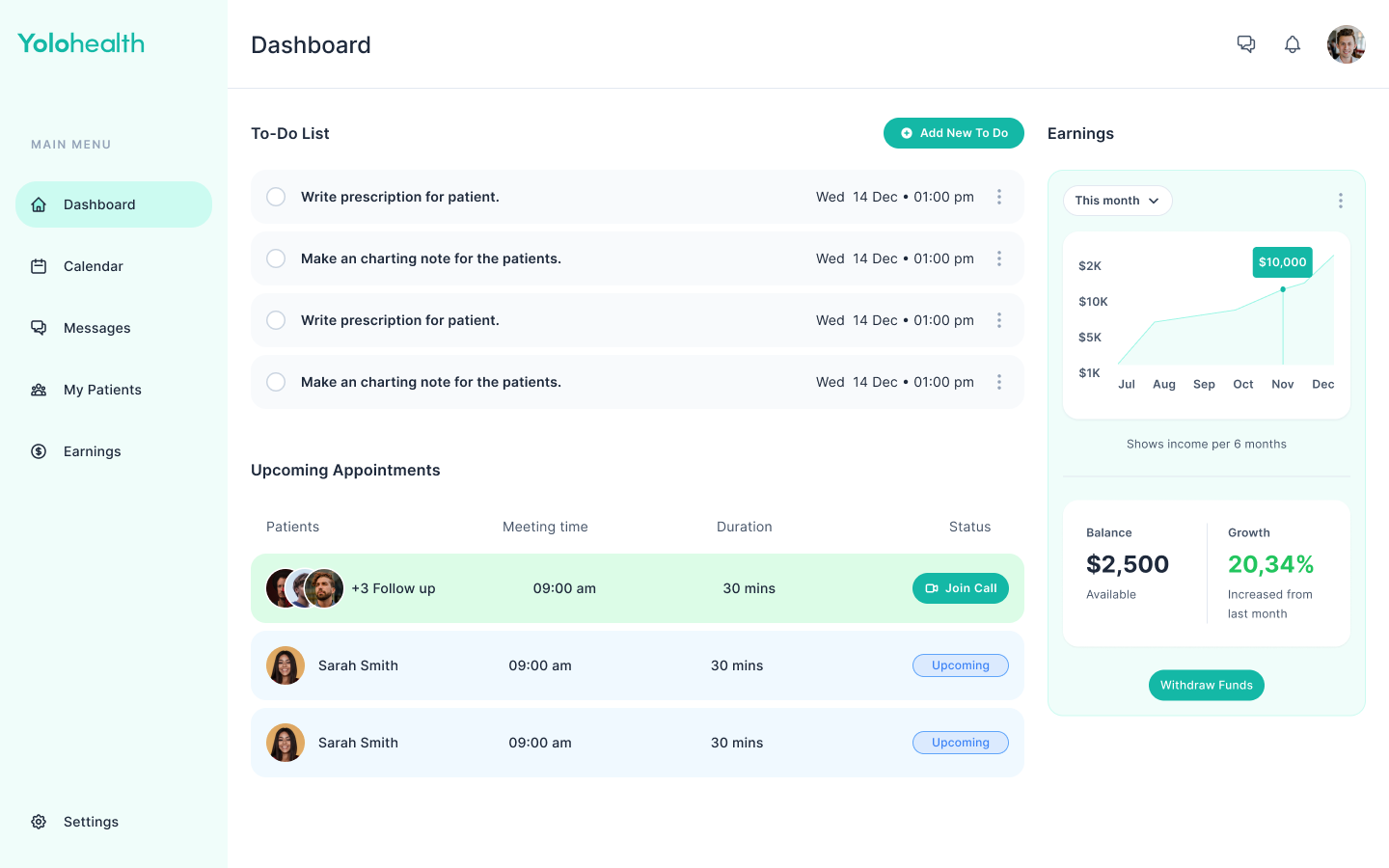 Doctor Dashboard